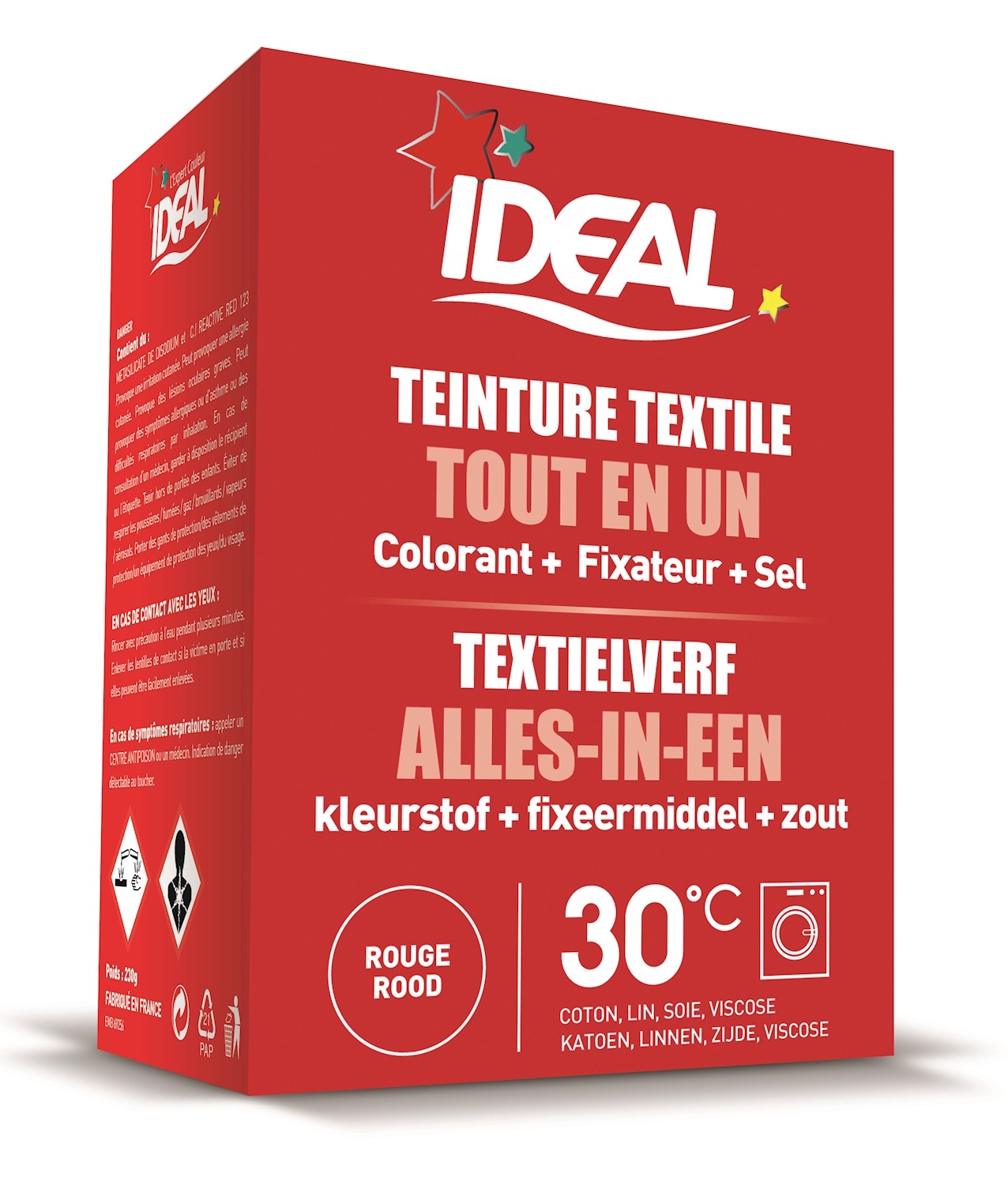 Rechthoek Betsy Trotwood Lieve Ideal mini textielverf Rood 230 g