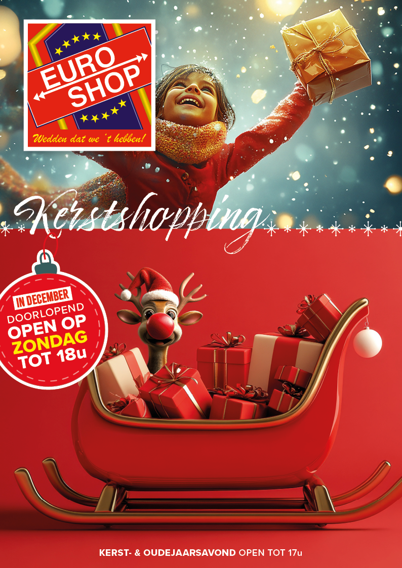 kerstversiering - kerstcadeau - kerstverlichting - kerstdecoraties - notenkrakers - kerst - folder promotiez - euro shop